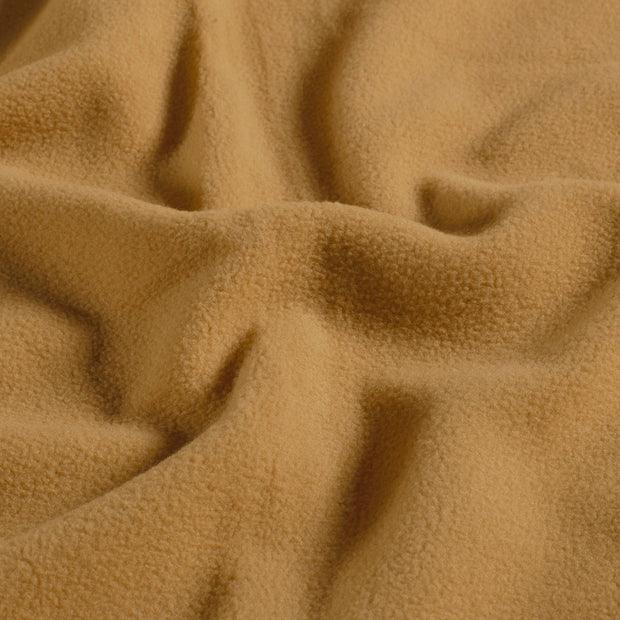 Fleece fabric Unicolour Camel