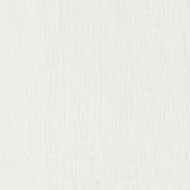 Coton Lin en Chaine et Trame tissu Feuilles Blanc cassé