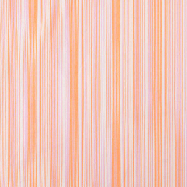 Katoen Poplin stof Strepen Multicolor