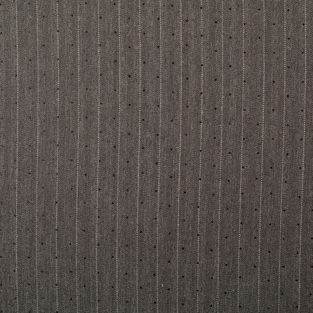 Poly Viscose Jersey fabric Stripes Grey