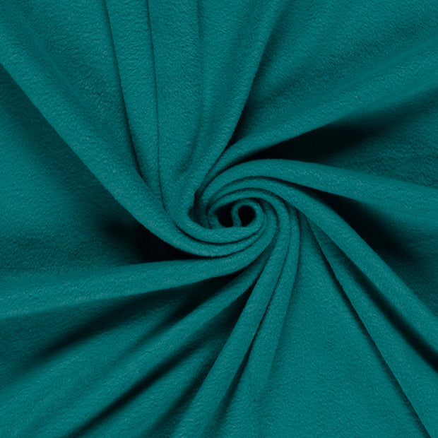 Polar Fleece fabric Petrol brushed 