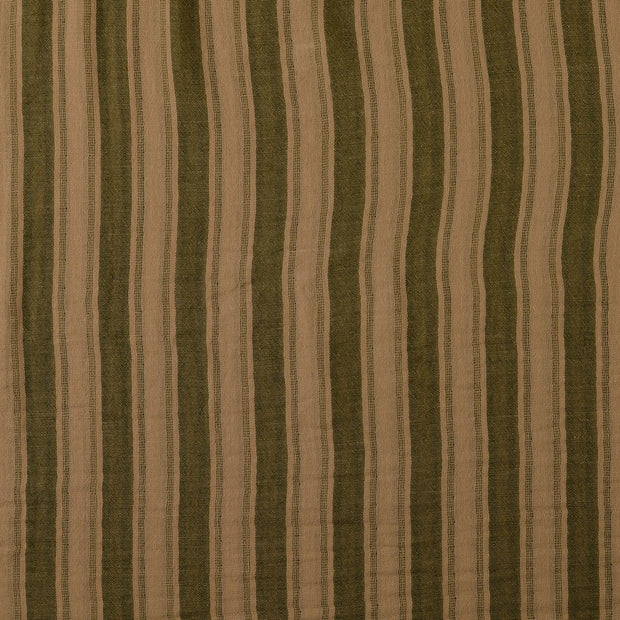 Muslin fabric Stripes Multicolor