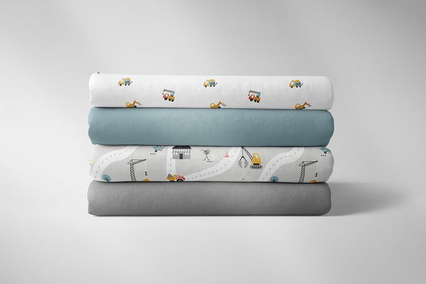 Popeline de Coton tissu Blanc imprimé 