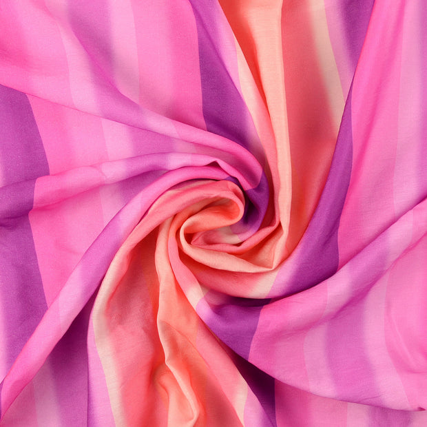 Viscose Poplin fabrik Rosa 