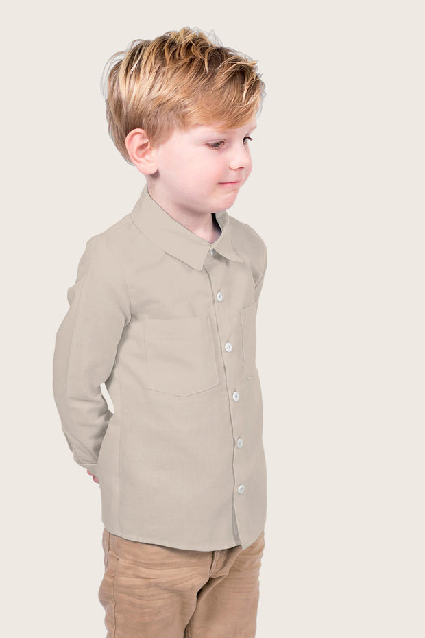 Viscose Poplin fabric Unicolour Beige