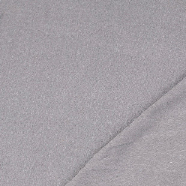 Woven Viscose Linen fabric Grey slub 
