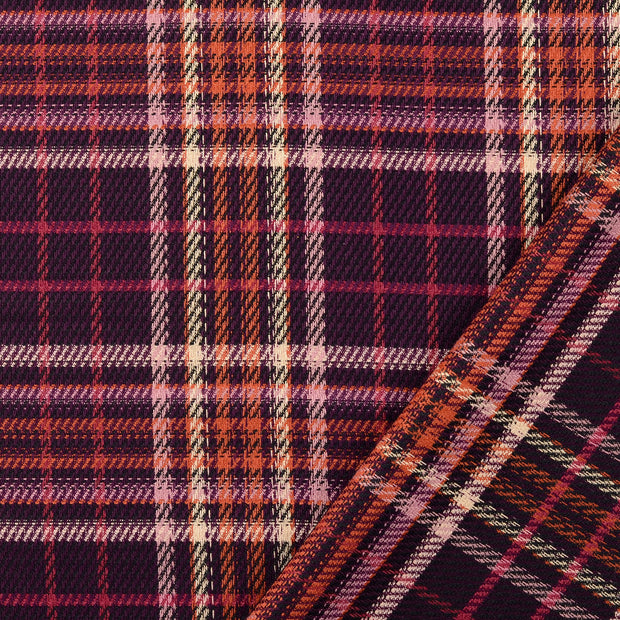 Viscose Poplin fabrik Fuchsia garngefärbt 
