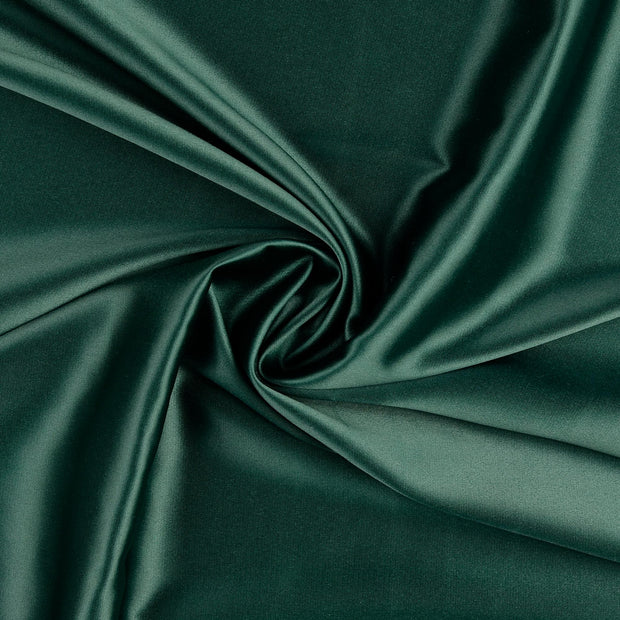 Satin fabric Forest Green 