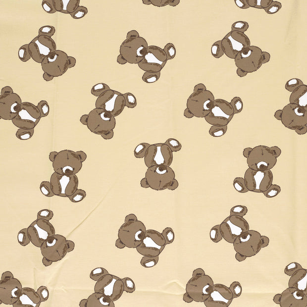 French Terry stof Beige mat 