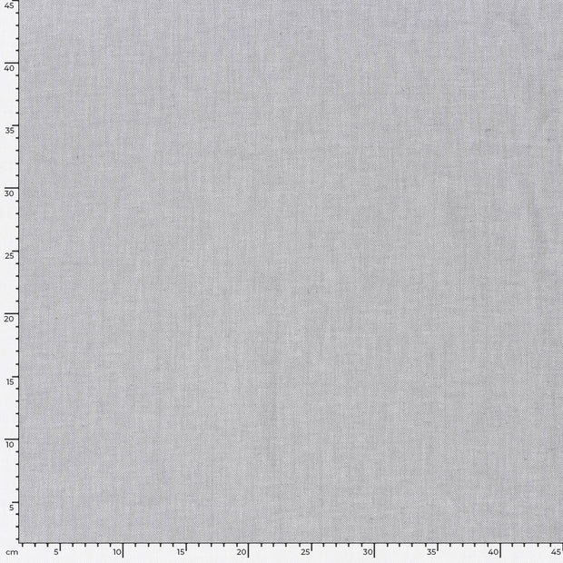 Chambré tela Punto de espiga Gris claro