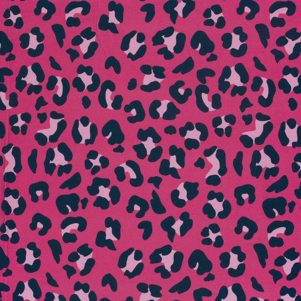 French Terry fabric Fuchsia matte 