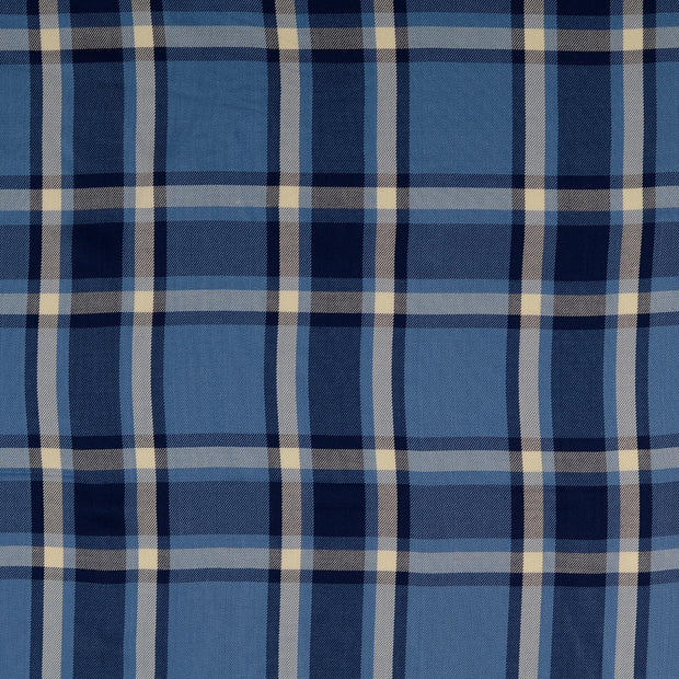 Viscose Poplin stof Ruiten 
