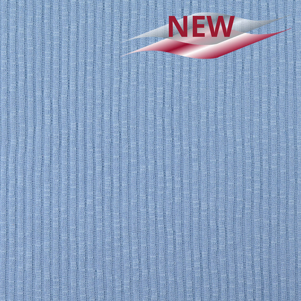 Heavy Knit tela Cielo azul