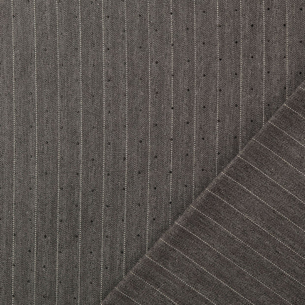 Poly Viscose Jersey fabric Grey dew drops 