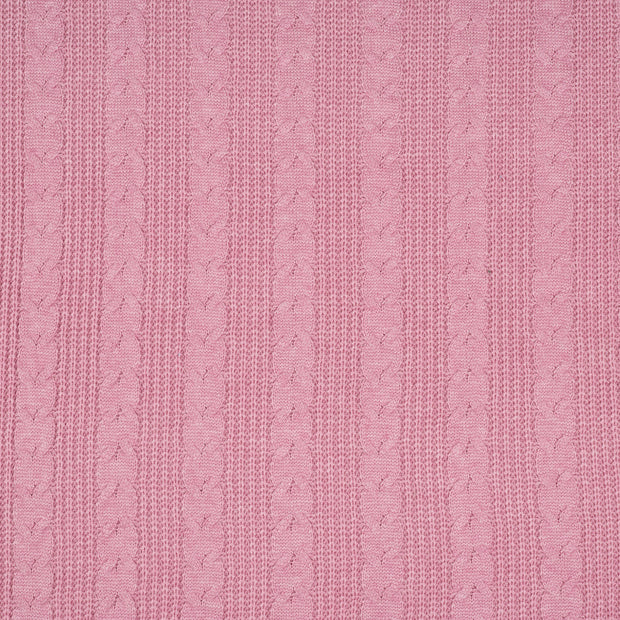 Heavy Knit tela Rosa claro 