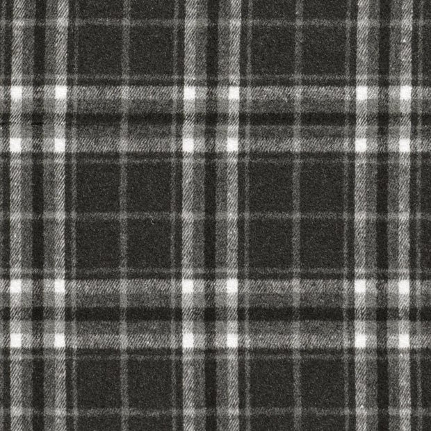 Jacquard tissu Carreaux Gris foncé
