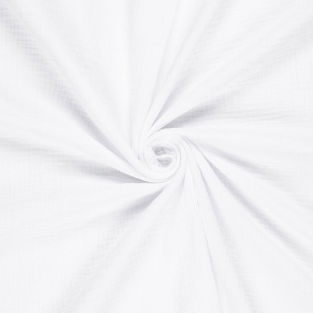 Muslin GOTS organic fabric Optical White 