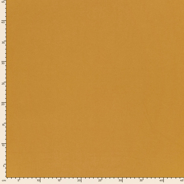 Rib Jersey fabric Unicolour Oker
