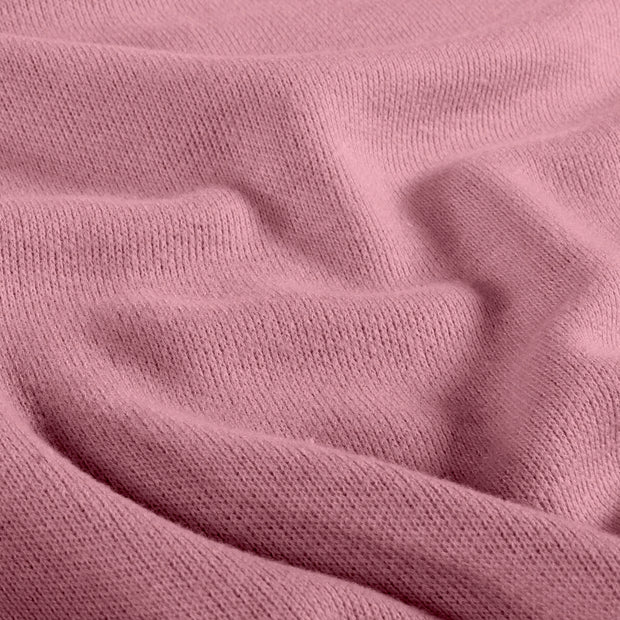 Poly Viscose Jersey fabric Melange Pink