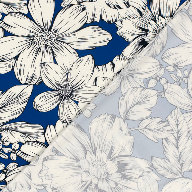 Twill Stretch fabrik Blumen 