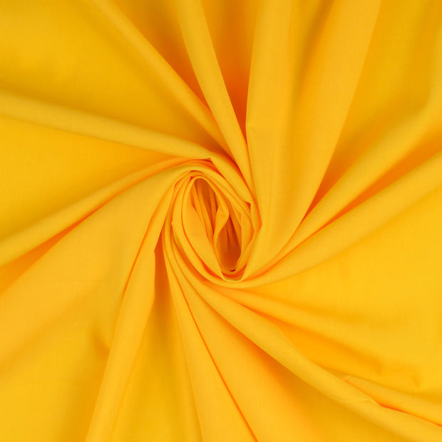 Viscose Poplin stof Geel 
