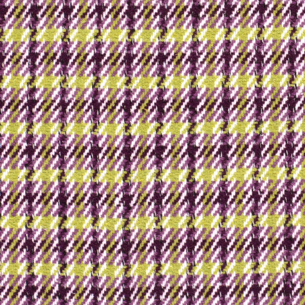 Jacquard fabrik Pied-de-poule Magenta