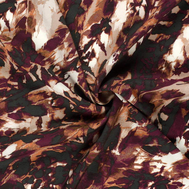 Woven Polyester tela Rosa 