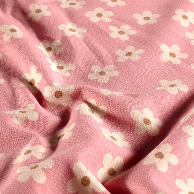  fabric Flowers Old Pink