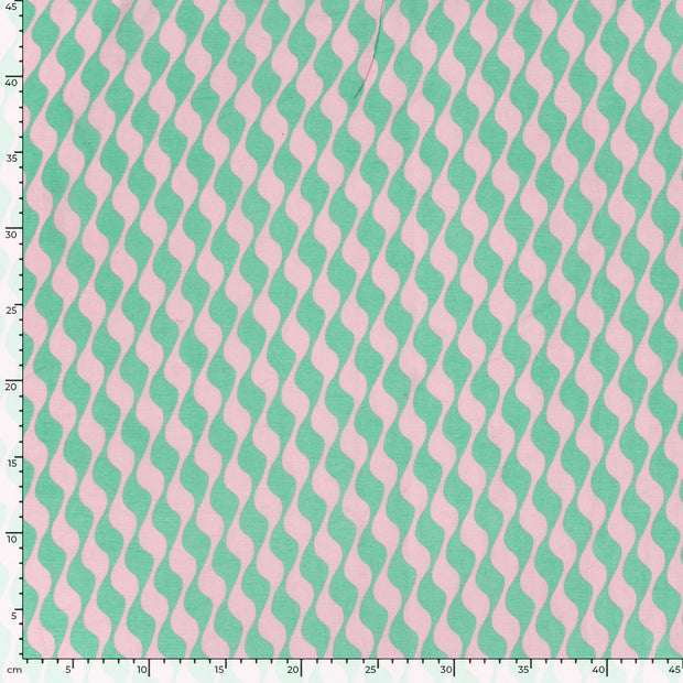 Viscosa Nylon Twill tela Abstracto Petróleo