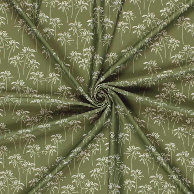 Swimwear Jersey UPF50 Recycled tela Verde oliva estampación digital 