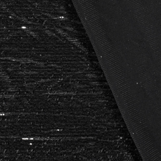 Maille tissu Unicolore Paillettes 