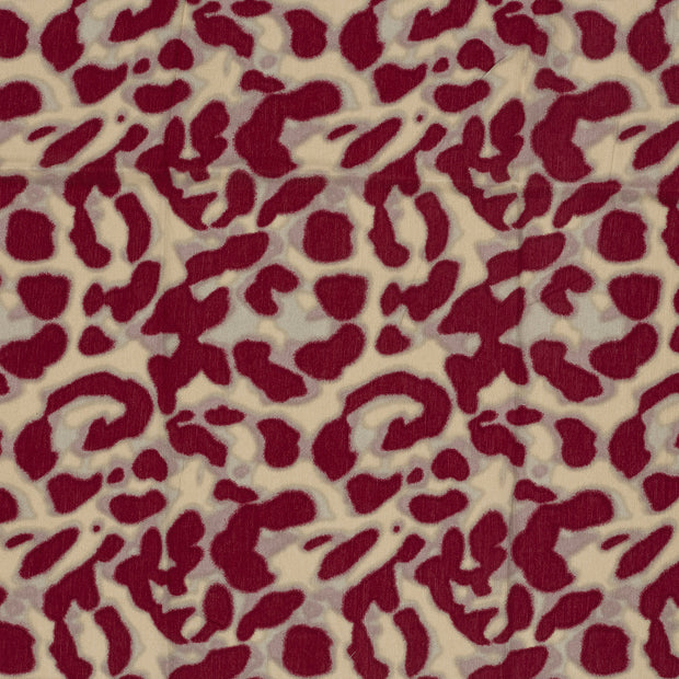 Satin fabric Bordeaux matte 