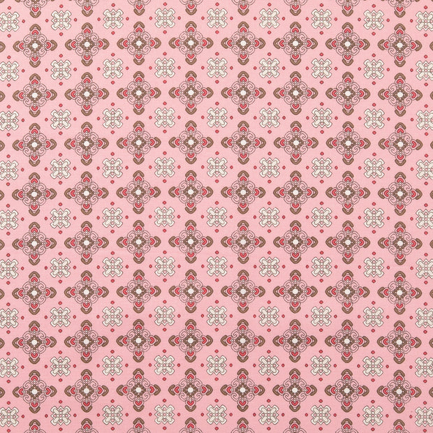 Cretonne tissu ornements Rose clair