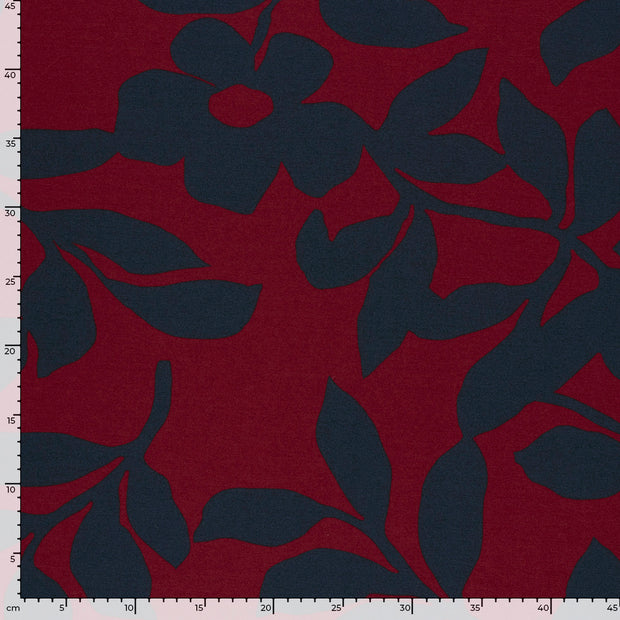 Punta di Roma tela Abstracto Burdeos