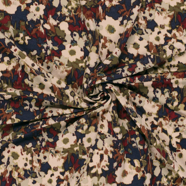 Viscose Nylon Jersey fabric Brique 