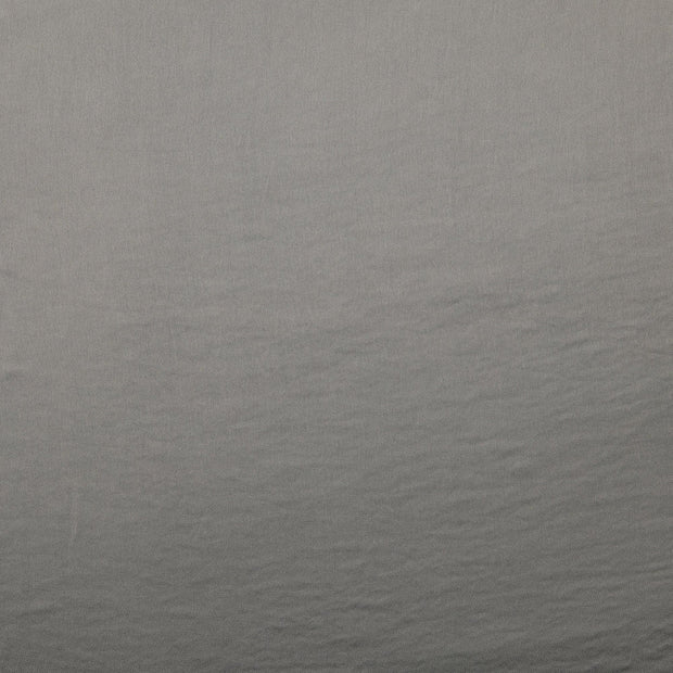 Satin tissu Unicolore Gris
