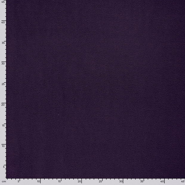 Polar Fleece stof Effen Magenta