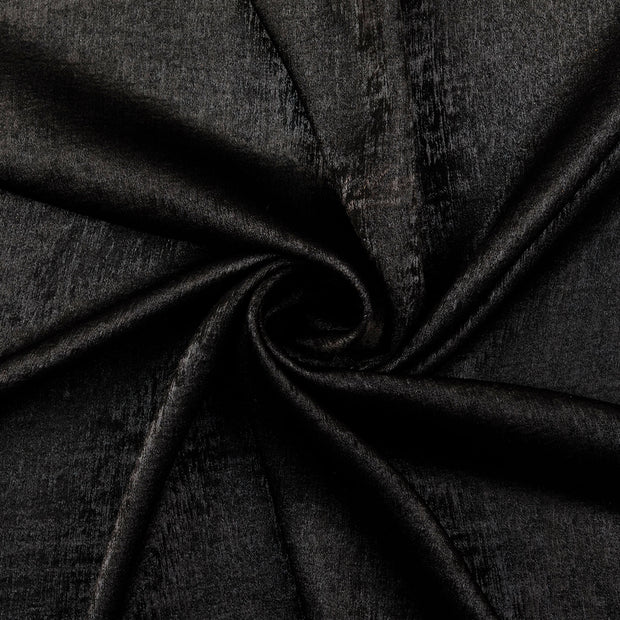 Woven Polyester tela Negro 