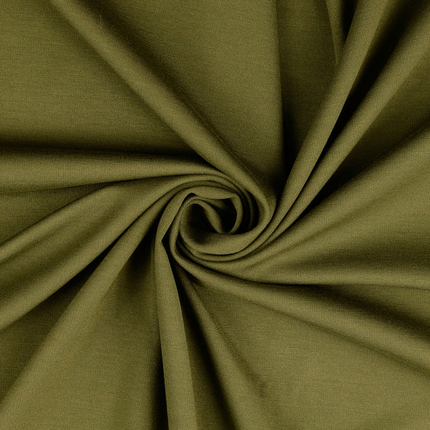 Viscose Jersey fabric Olive Green 