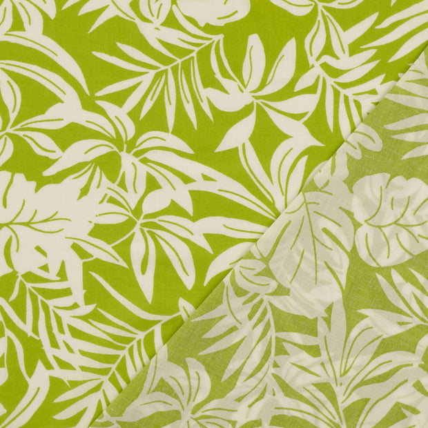  fabric Apple Green printed 