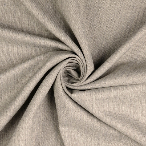Gabardine fabrik Grau 