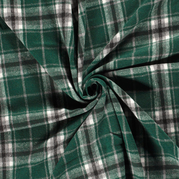 Jacquard tissu Vert foncé brossé 