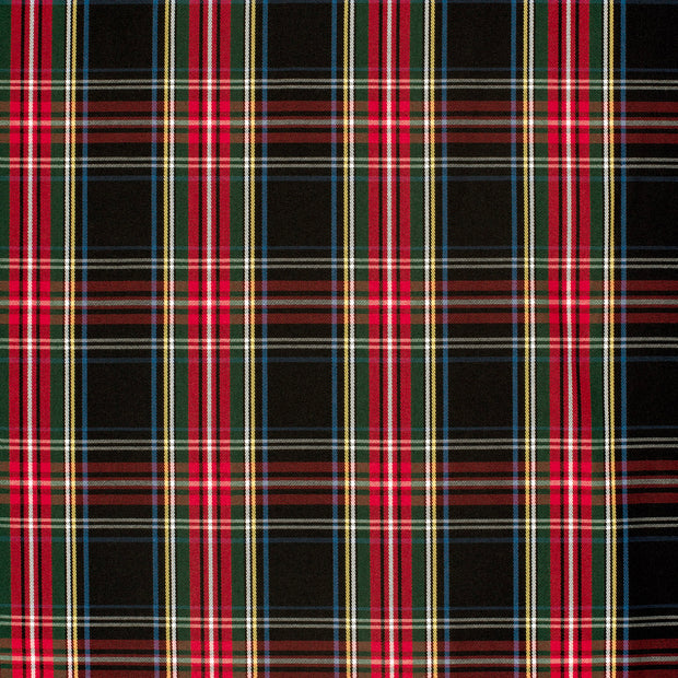 Gabardine fabric Black matte 
