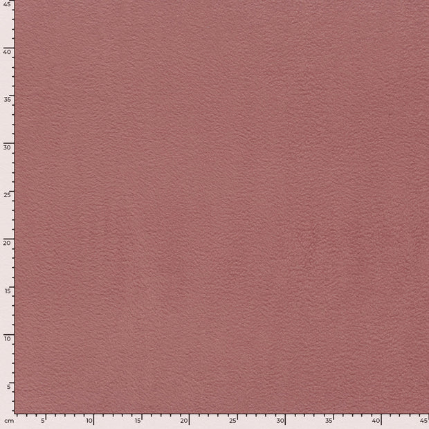 Polar Fleece tela Unicolor Rosa antiguo