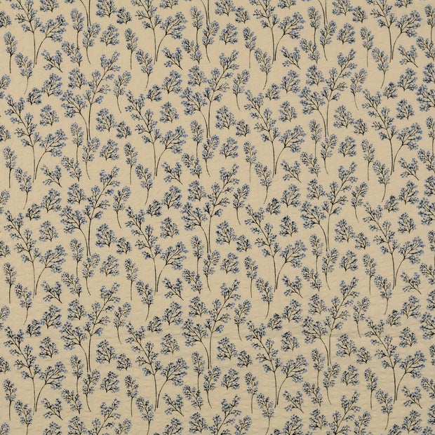 Seersucker fabric Flowers 