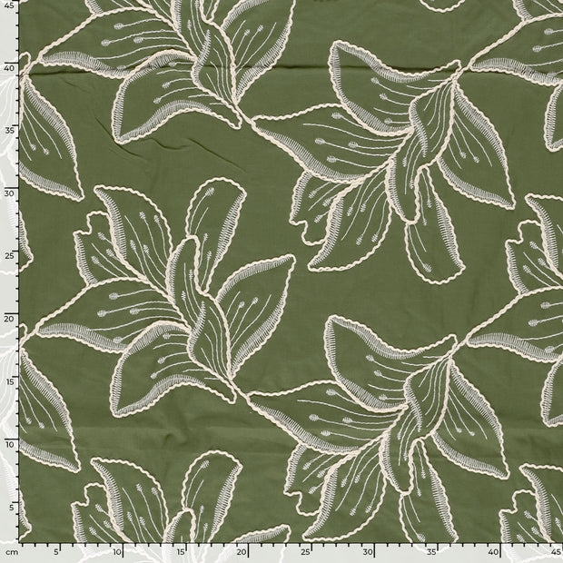 Voile fabric Flowers 
