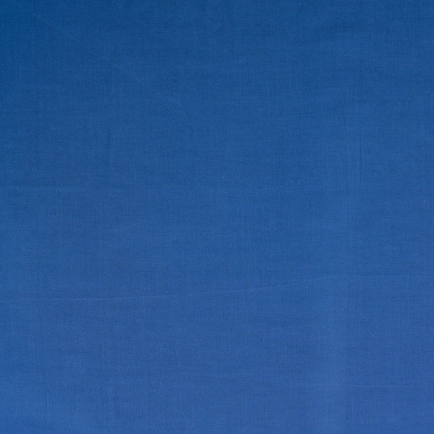 Viscose Poplin fabrik Uni Königsblau
