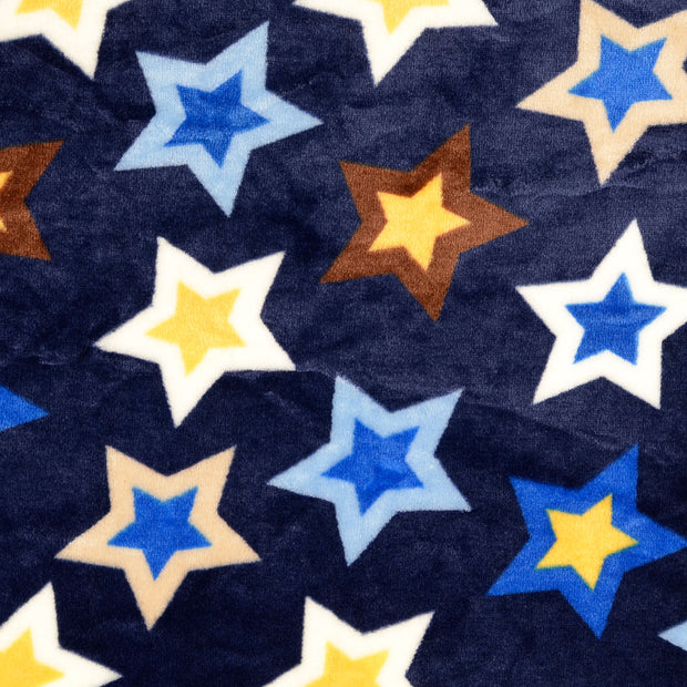 Forro tela Estrellas Azul marino