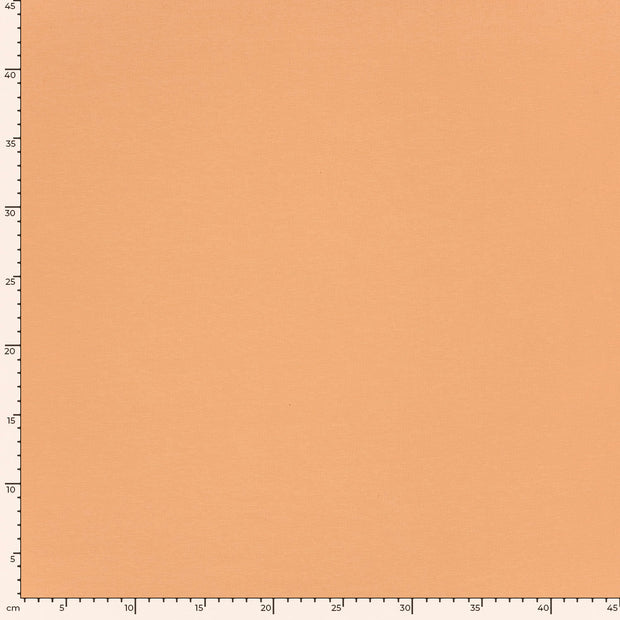 French Terry GOTS fabrik Uni Lachsfarbe