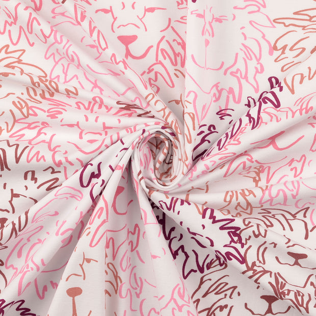 Jersey fabric Light Pink 